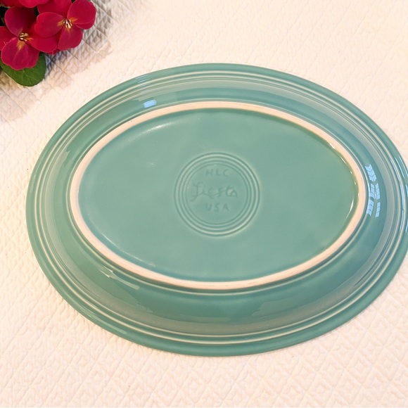 Fiesta Turquoise 11” Oval Platter - Picture 4 of 5
